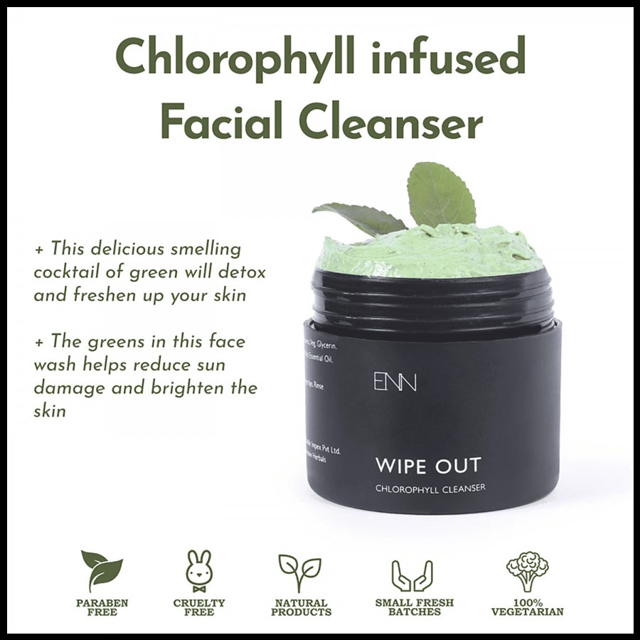 ENN Summer Combo - Wipe Out Chlorophyll Cleanser & Illuminous Oil free Day Moisturiser