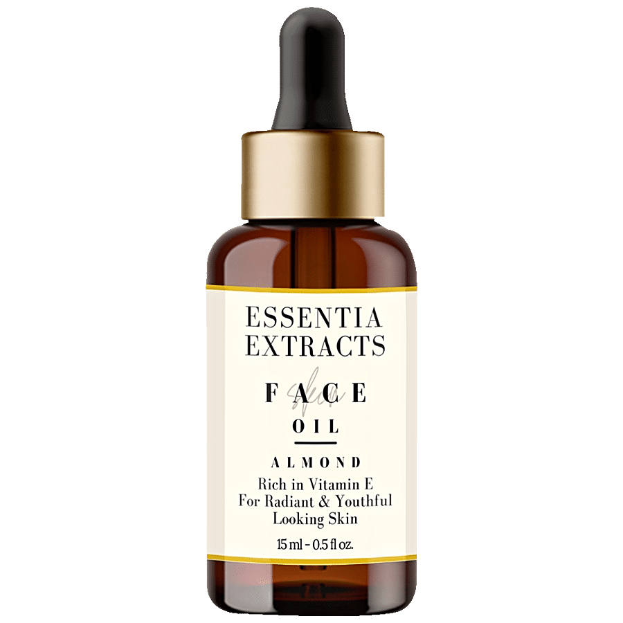 ESSENTIA EXTRACTS Almond Skin Brightening Facial Oil - Fades Dark Circles