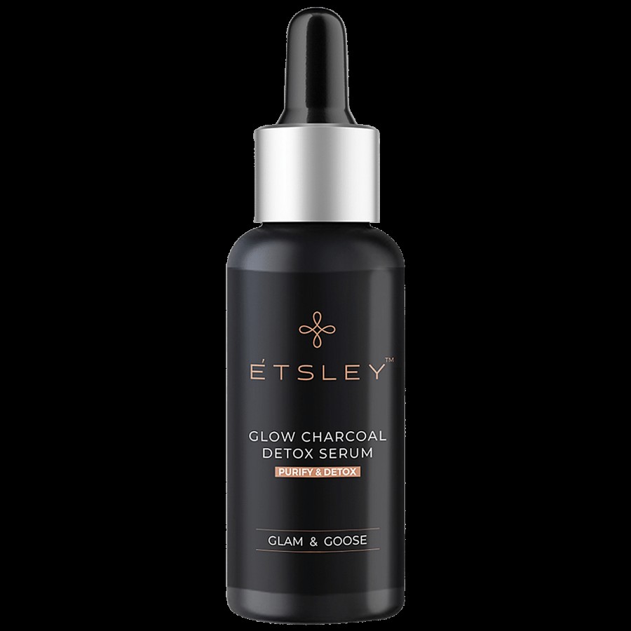 ETSLEY Glow Charcoal Detox Serum – Purify & Detox