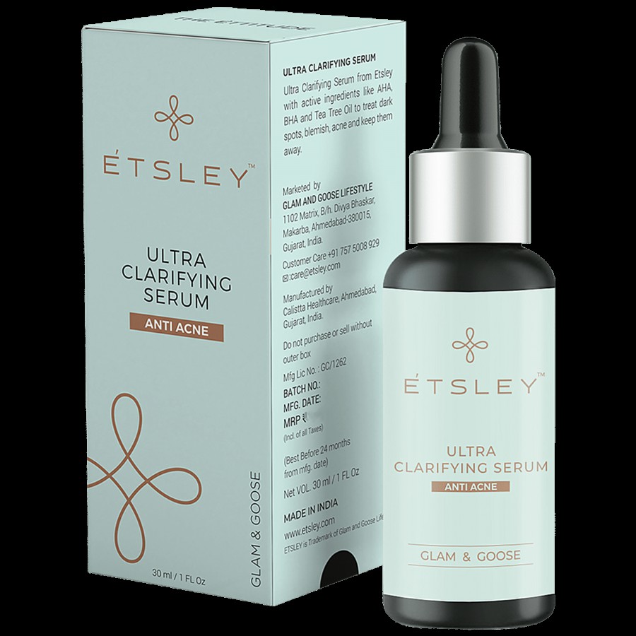 ETSLEY Skin Care Serum Combo - Ultra Glow & Clarifying