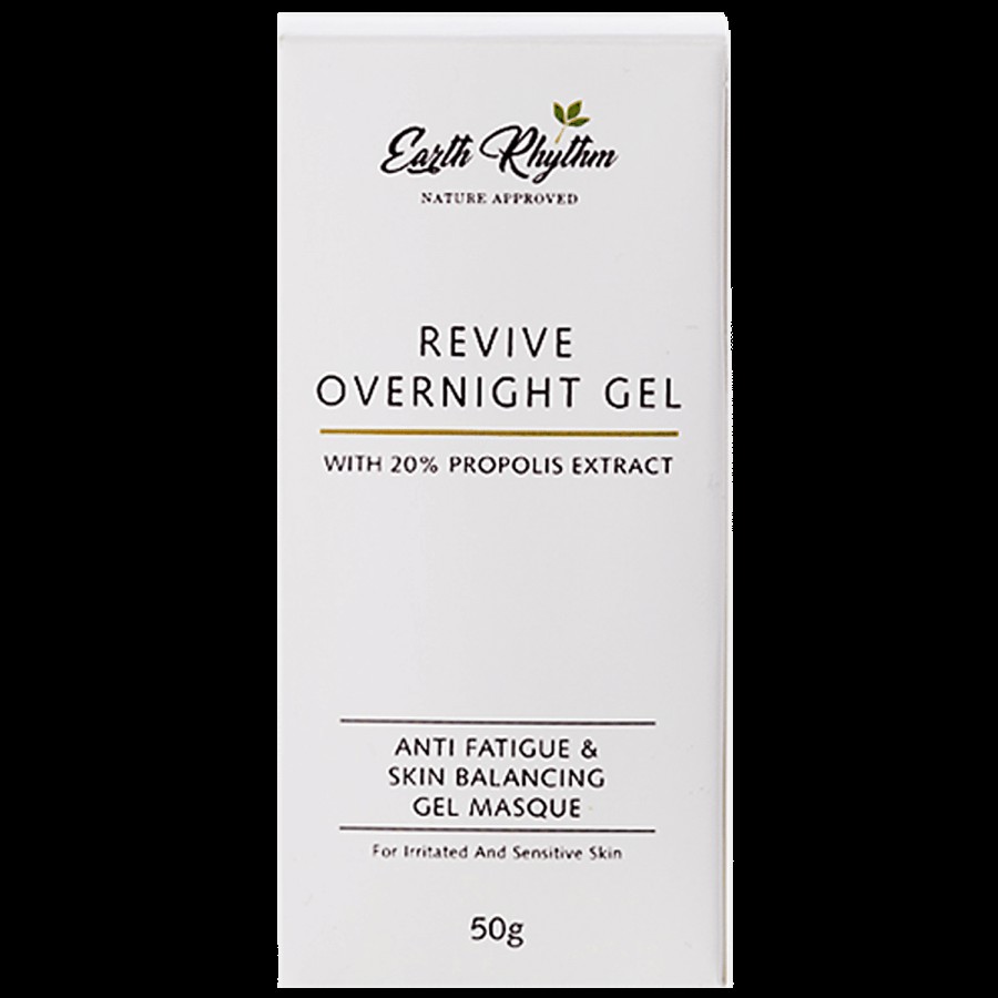 Earth Rhythm Revive Overnight Gel With 20% Propolis