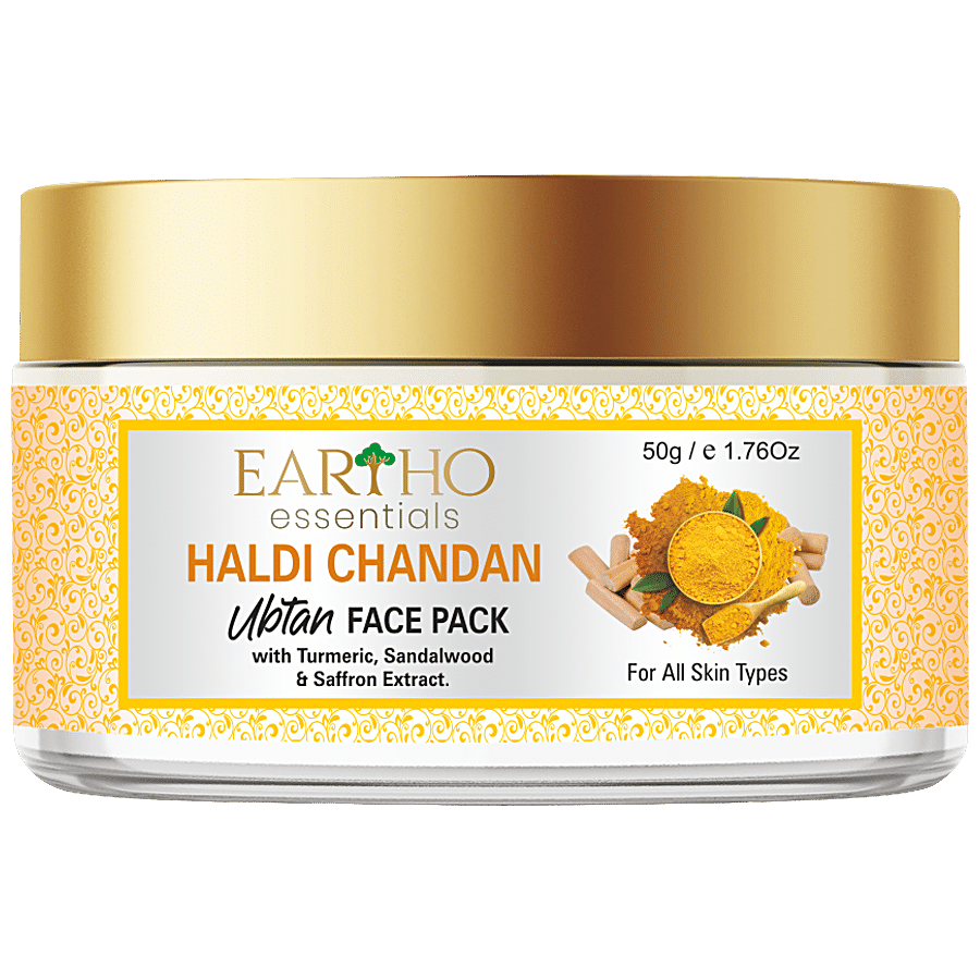 Eartho Essentials Haldi Chandan Ubtan Face Pack - Turmeric