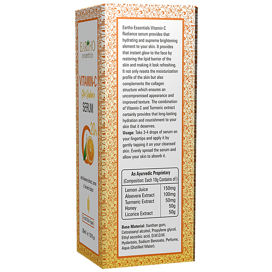 Eartho Essentials Vitamin C Skin Radiance Serum - Turmeric