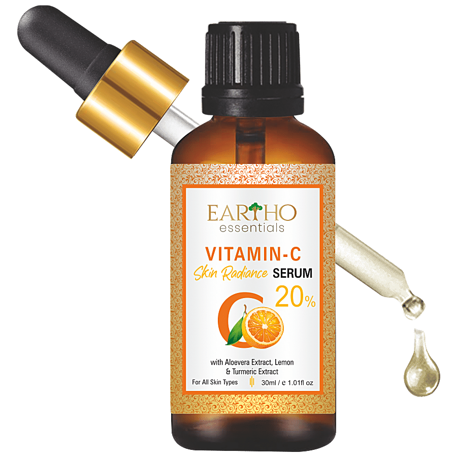 Eartho Essentials Vitamin C Skin Radiance Serum - Turmeric