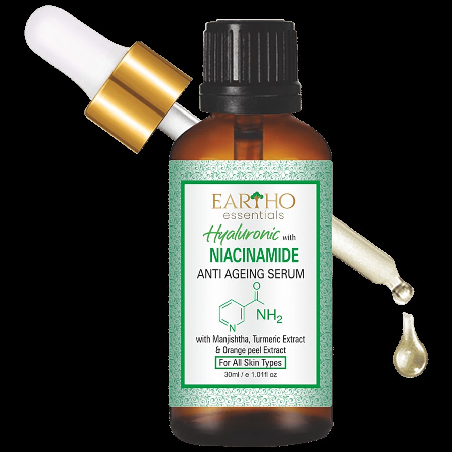 Eartho Essentials Anti Ageing Serum - Hyaluronic With Niacinamide