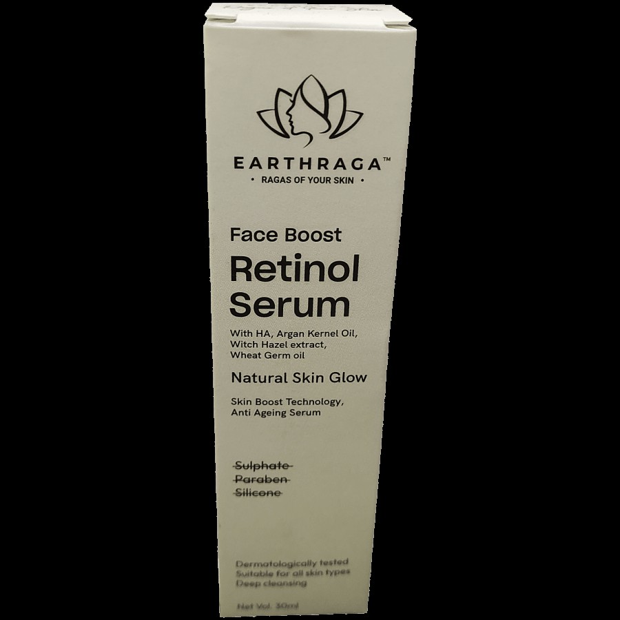 Earthraga Face Boost Retinol Serum