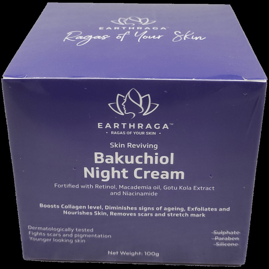 Earthraga Skin Reviving Bakuchiol Night Cream