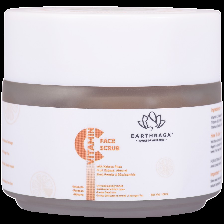 Earthraga Vitamin C Face Scrub