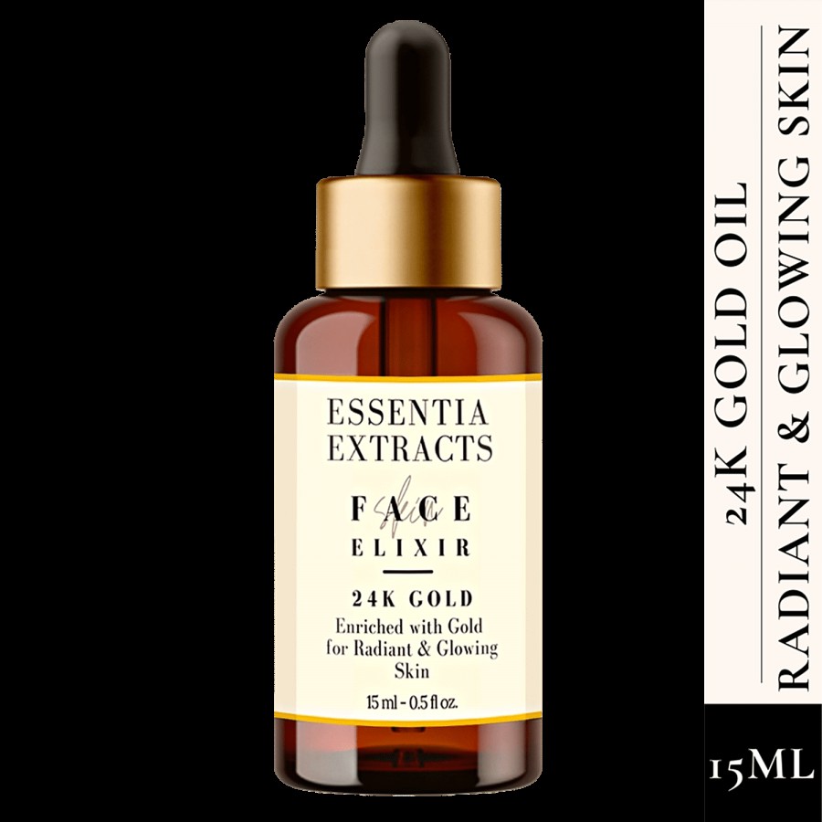 Essentia Extracts 24K Gold Face Serum - Boosts Collagen