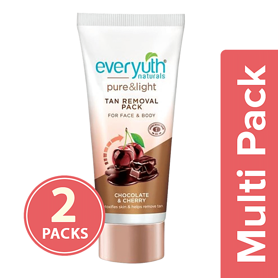 Everyuth Naturals Chocolate & Cherry Tan Removal Face Pack