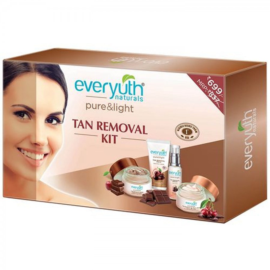 Everyuth Naturals Chocolate & Cherry Tan Removal Kit