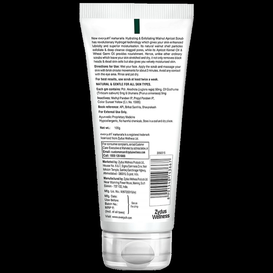 Everyuth Naturals Hydrating & Exfoliating Walnut Apricot Scrub