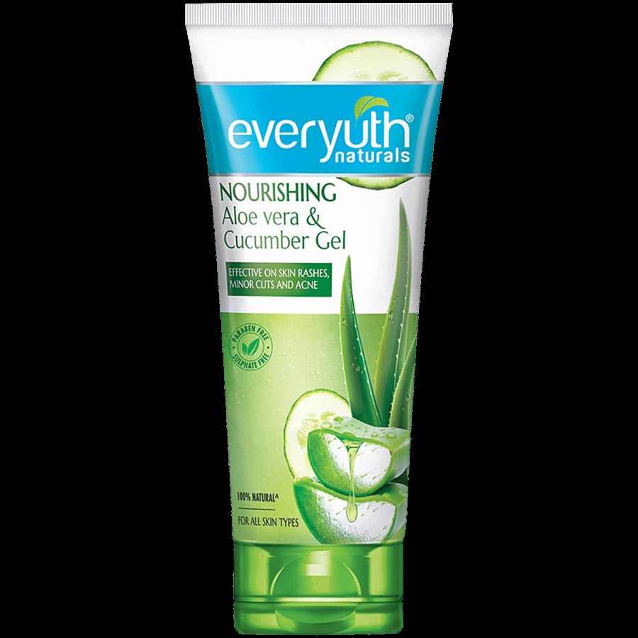 Everyuth Naturals Nourishing Aloe Vera & Cucumber Gel