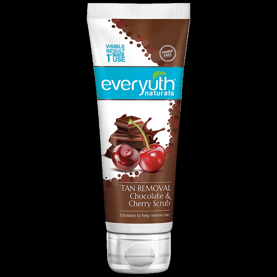 Everyuth Naturals Pure & Light Tan Removal Choco Cherry Scrub