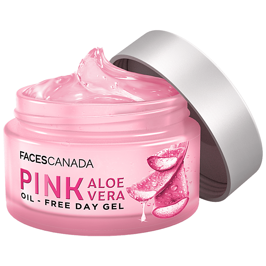 FACES CANADA Pink Aloe Vera Oil-Free Day Gel - For Intense Hydration