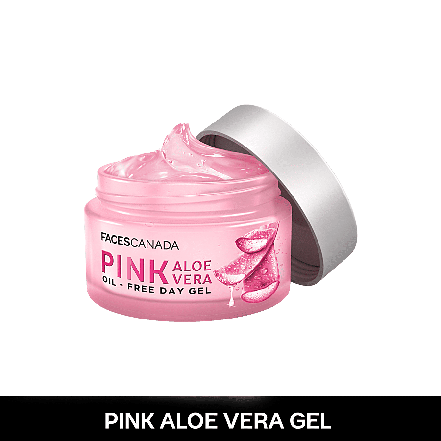 FACES CANADA Pink Aloe Vera Oil-Free Day Gel - For Intense Hydration