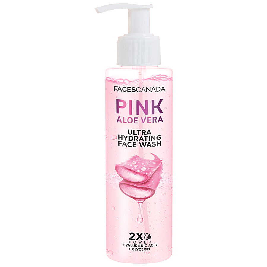 FACES CANADA Pink Aloe Vera Ultra Hydrating Face Wash - Non-Drying