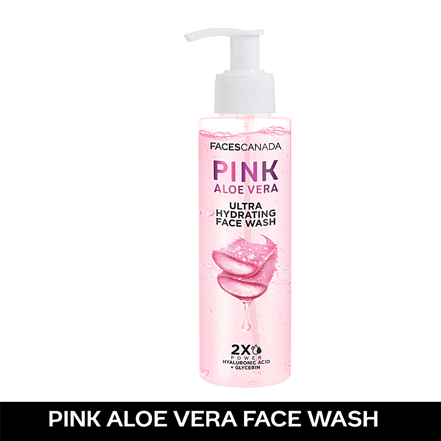 FACES CANADA Pink Aloe Vera Ultra Hydrating Face Wash - Non-Drying