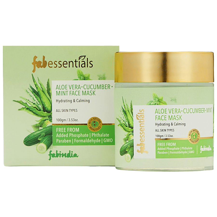 Fabessentials Aloe Vera Cucumber Mint Face Mask