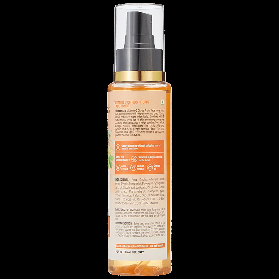 Fabessentials Vitamin C Citrus Fruits Face Toner - Toning & Brightening