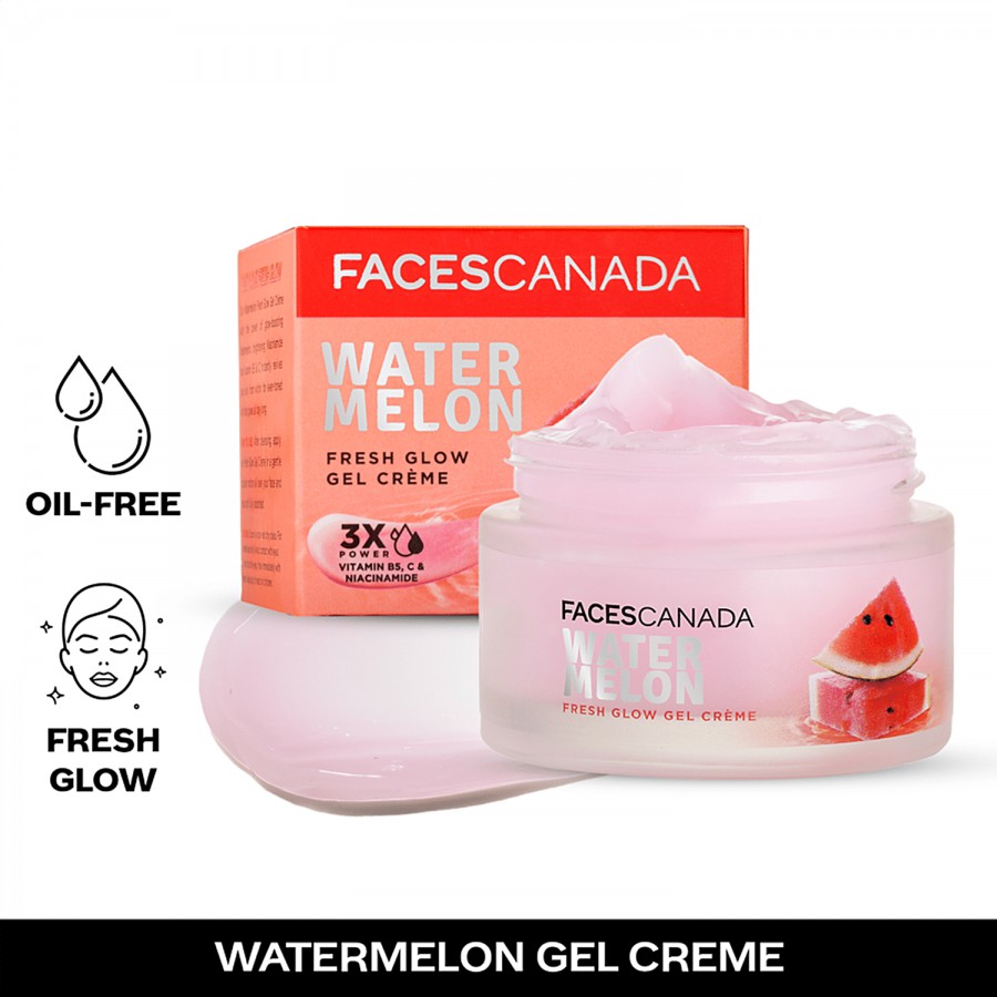 Faces Canada Watermelon Fresh Glow Gel Creme - Niacinamide