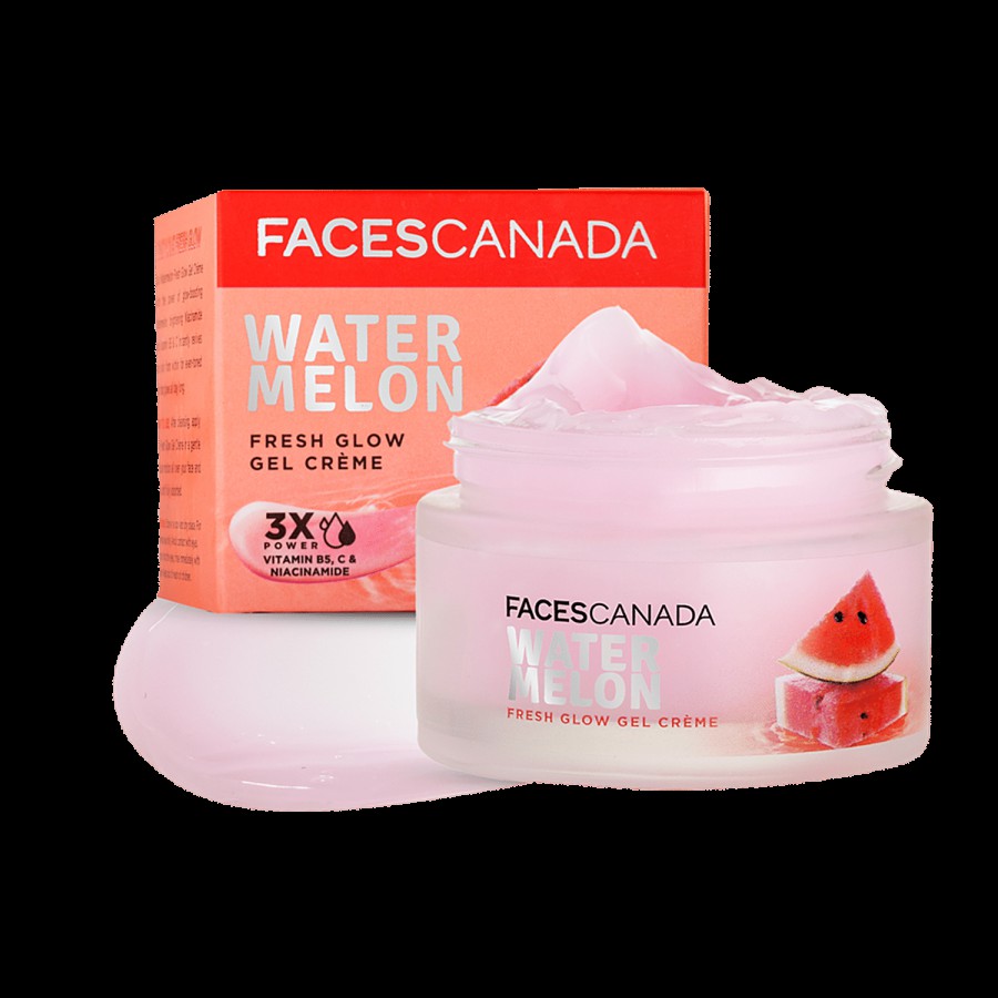 Faces Canada Watermelon Fresh Glow Gel Creme - Niacinamide