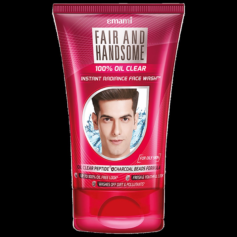 Fair And Handsome Instant Fairness Fase Wash - For Men