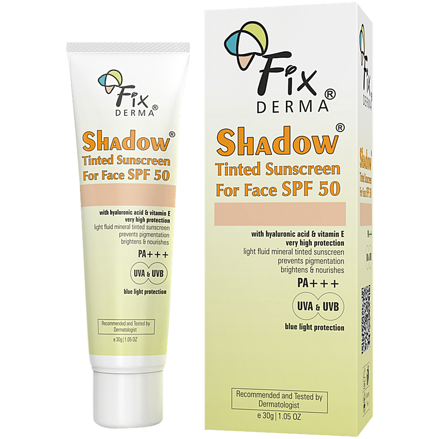 Fixderma Shadow Tinted Sunscreen For Face SPF 50 - PA+++