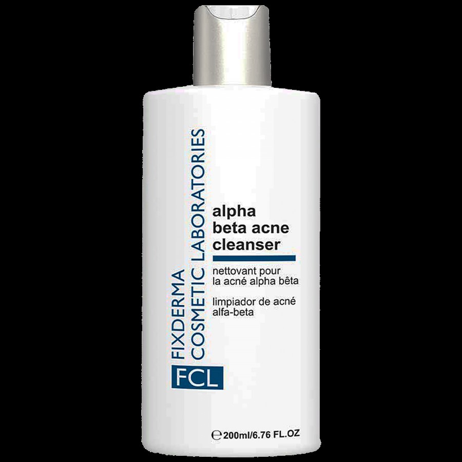 Fixderma Cosmetic Laboratories Alpha-Beta Acne Cleanser - Unclogs Pores