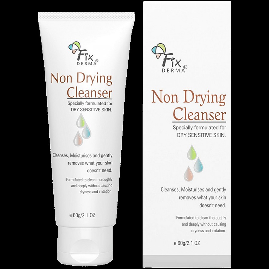 Fixderma Non-Drying Cleanser - For Dry Sensitive Skin