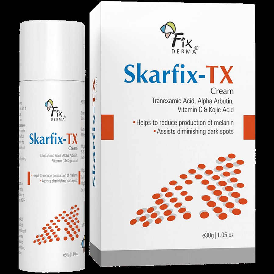 Fixderma Skarfix-TX Cream - Helps To Reduce Dark Spots and Blemishes