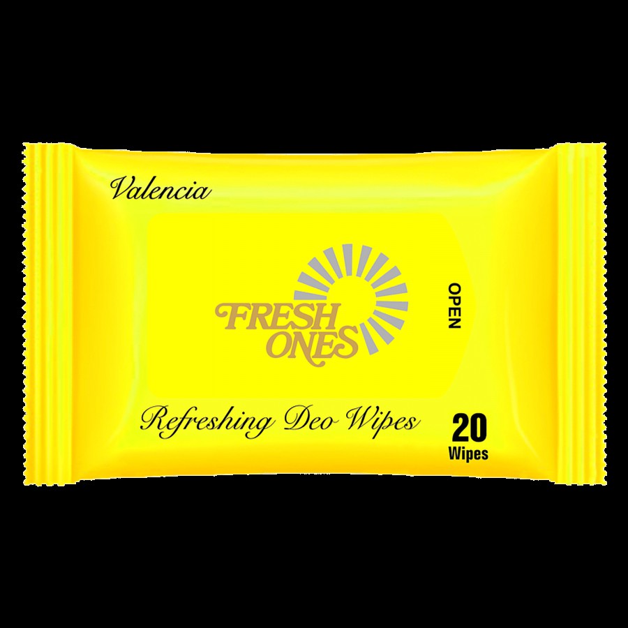 Freshones Refreshing Deo Wipes - Valencia