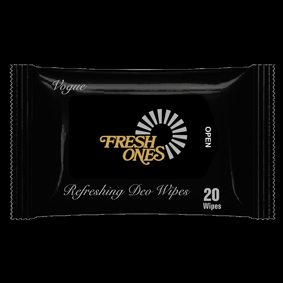 Freshones Refreshing Deo Wipes - Vogue