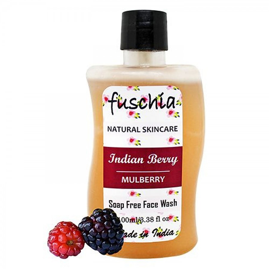 Fuschia Indian Berry Mulberry Soap Free Face Wash