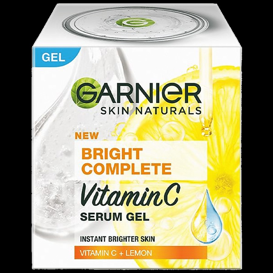 Garnier Bright Complete Vitamin C Serum Gel With Lemon - For Instant Brighter Skin