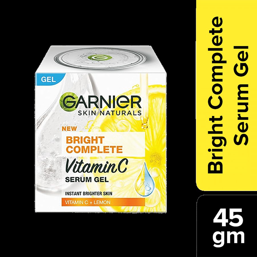 Garnier Bright Complete Vitamin C Serum Gel With Lemon - For Instant Brighter Skin