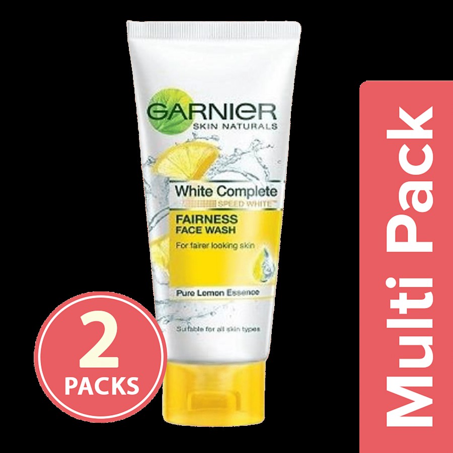 Garnier Face Wash - Skin Naturals White Complete Speed White