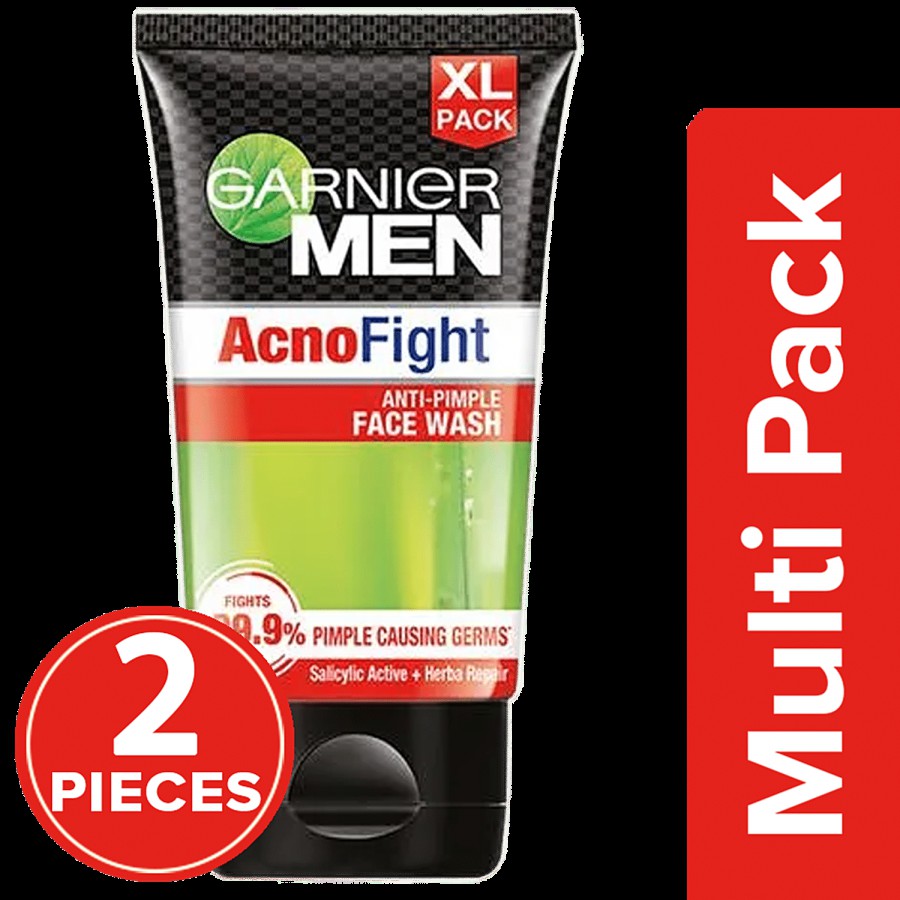 Garnier Men Acno Fight Anti-Pimple Facewash for Acne Prone Skin