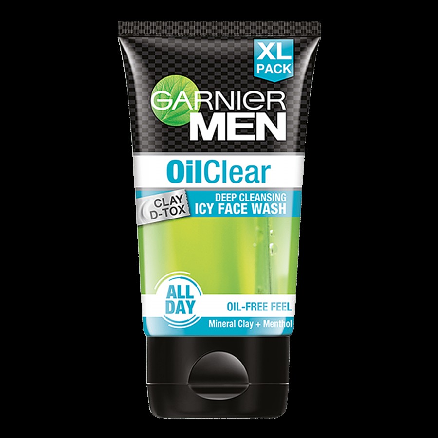 Garnier Men Oil Clear Face Wash  - For Oily Skin