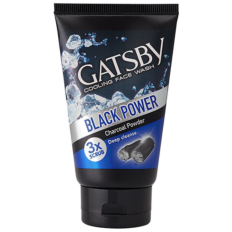 Gatsby Cooling Face Wash - Black Power