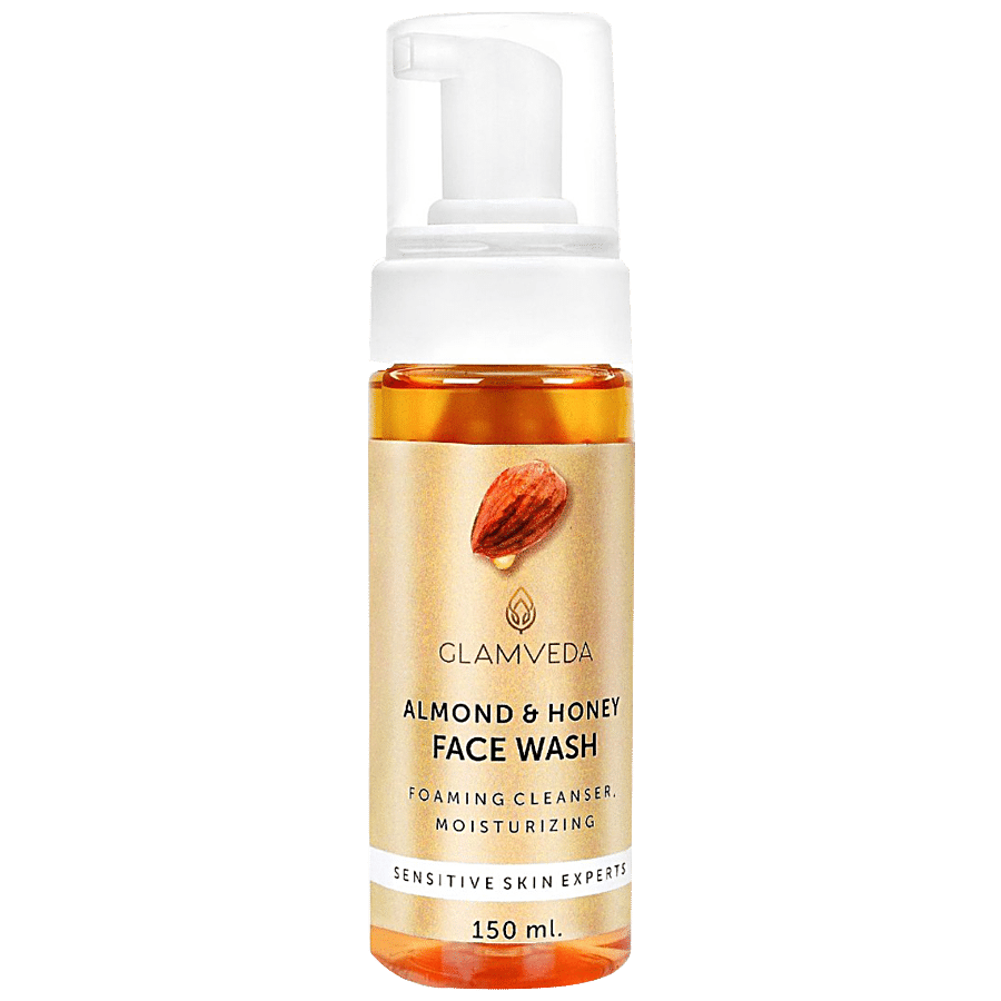 Glamveda Foaming Cleanser Face Wash - Almond & Honey