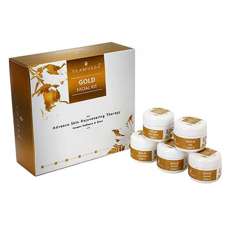 Glamveda Gold Radiance & Rejuvenation Facial Kit