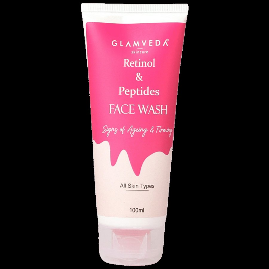 Glamveda Retinol & Peptides Face Wash - Anti-Ageing