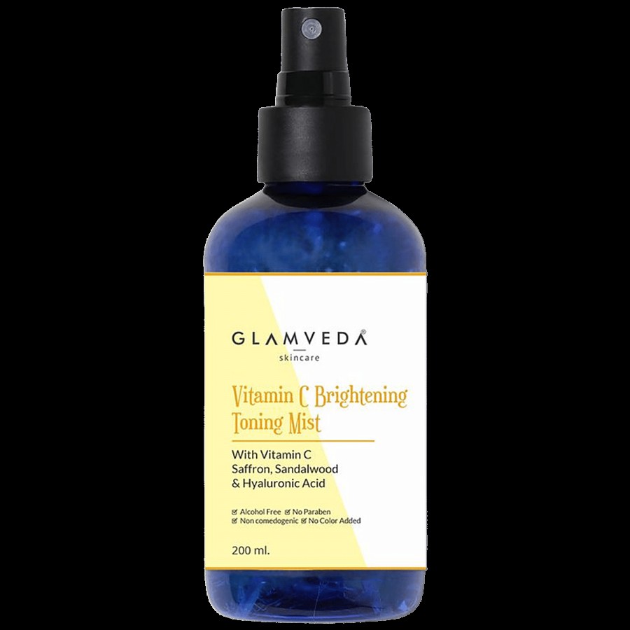 Glamveda Vitamin C Brightening Toning Mist - With Saffron