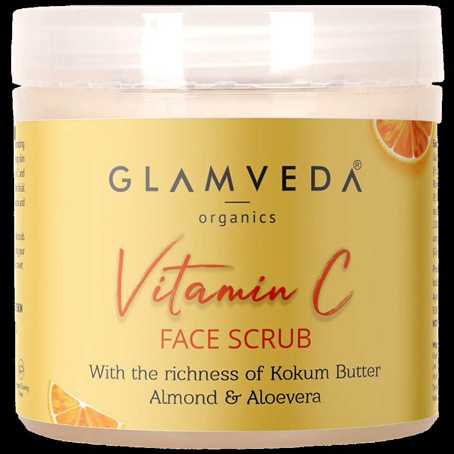 Glamveda Vitamin C Lightening & Brightening Scrub