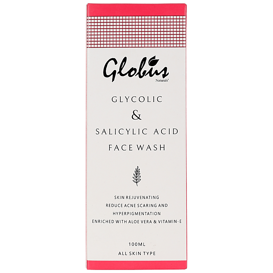 Globus Naturals Anti- Acne Glycolic & Salicylic Acid Face Wash