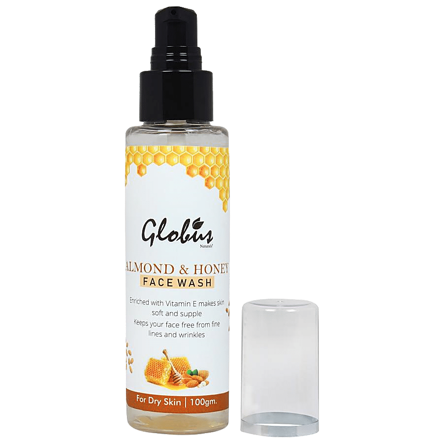 Globus Naturals Gentle Face Wash - Almond & Honey