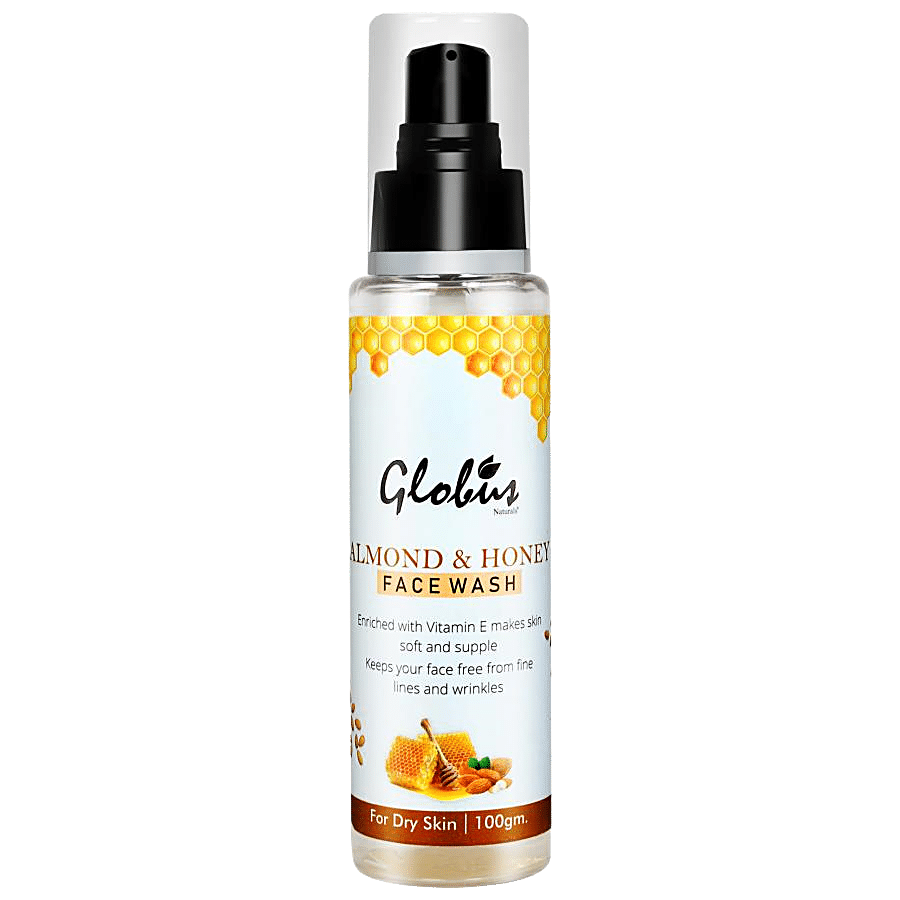 Globus Naturals Gentle Face Wash - Almond & Honey