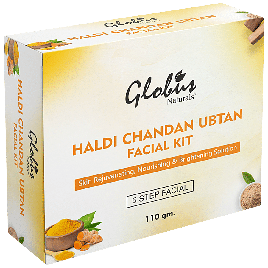 Globus Naturals Haldi Chandan Ubtan Facial Kit - Rejuvenating