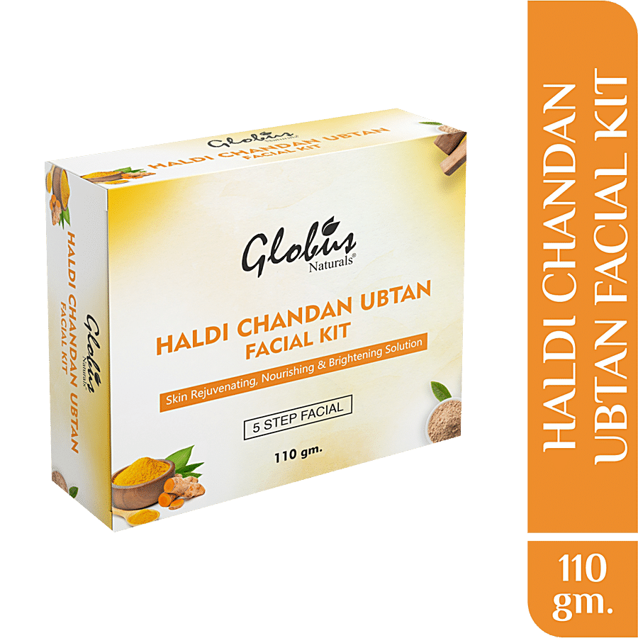 Globus Naturals Haldi Chandan Ubtan Facial Kit - Rejuvenating